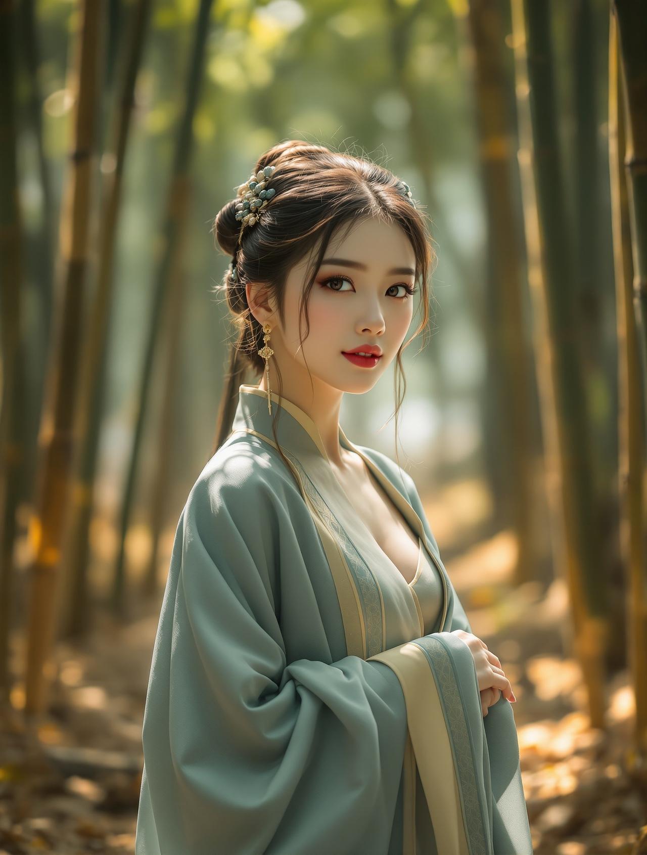古风庭院汉服少女 - 私房网精选
